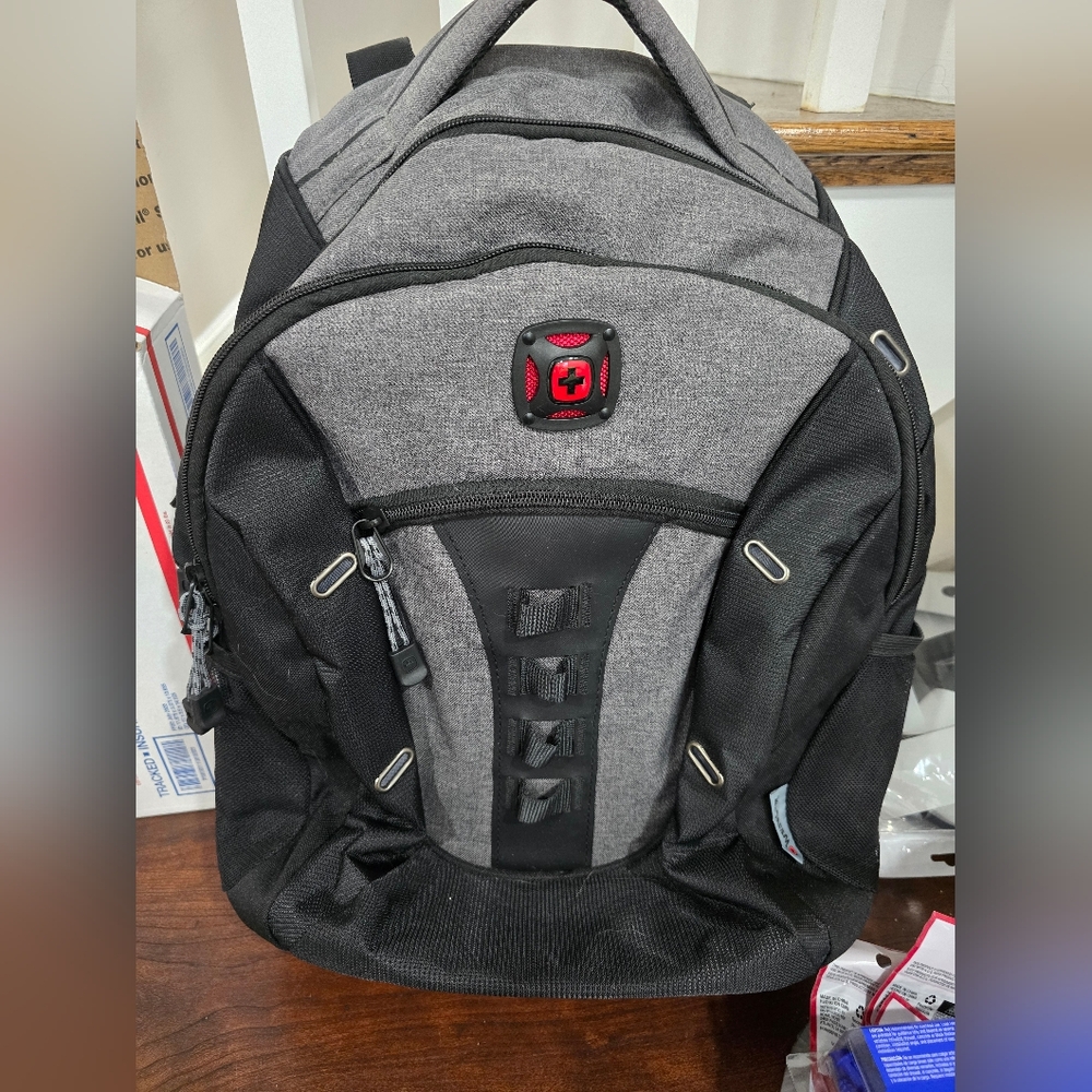 Backpack...SWISSGEAR Wenger Synergy Laptop Backpack Black/Gray.